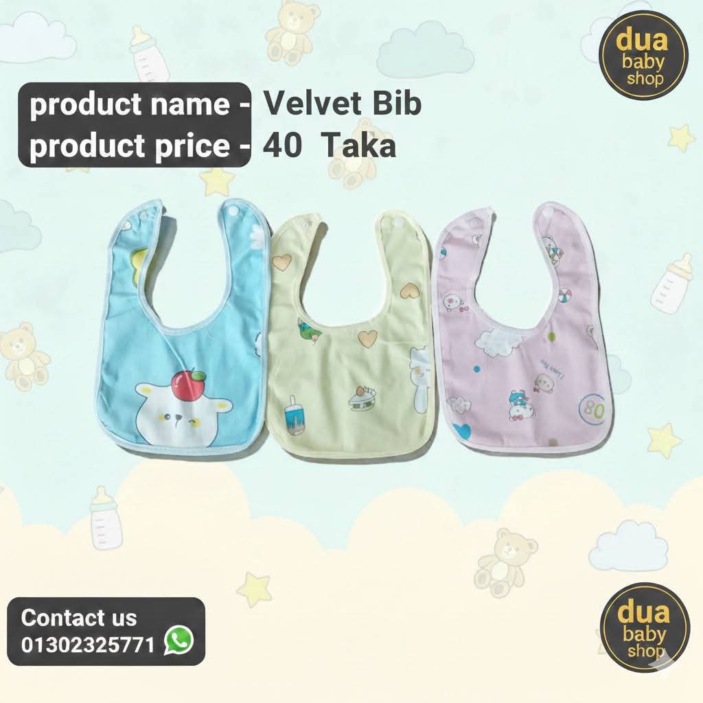 Velvet bib