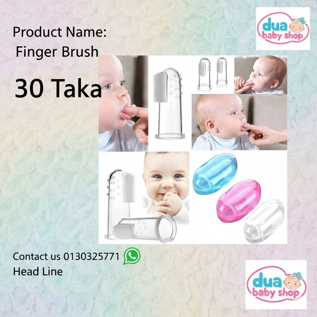 Finger brush silicone