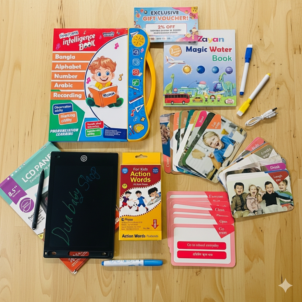 intalignet kids combo 42 item / ইন্টেলিজেন্ট কিডস কম্বো ৪২ টি আইটেম