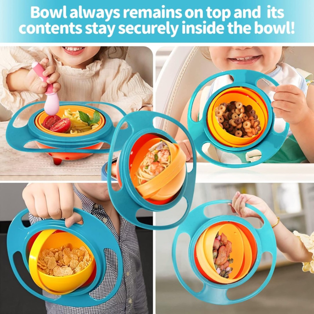 360 rotate Food Bowl / baby food bowl